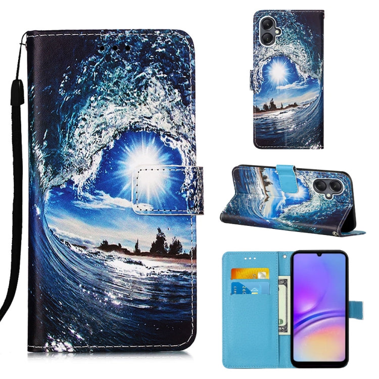 Custodia in pelle con motivo colorato per Samsung Galaxy A15