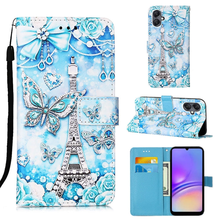 Custodia in pelle con motivo colorato per Samsung Galaxy A15