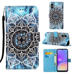 Custodia in pelle con motivo colorato per Samsung Galaxy A15