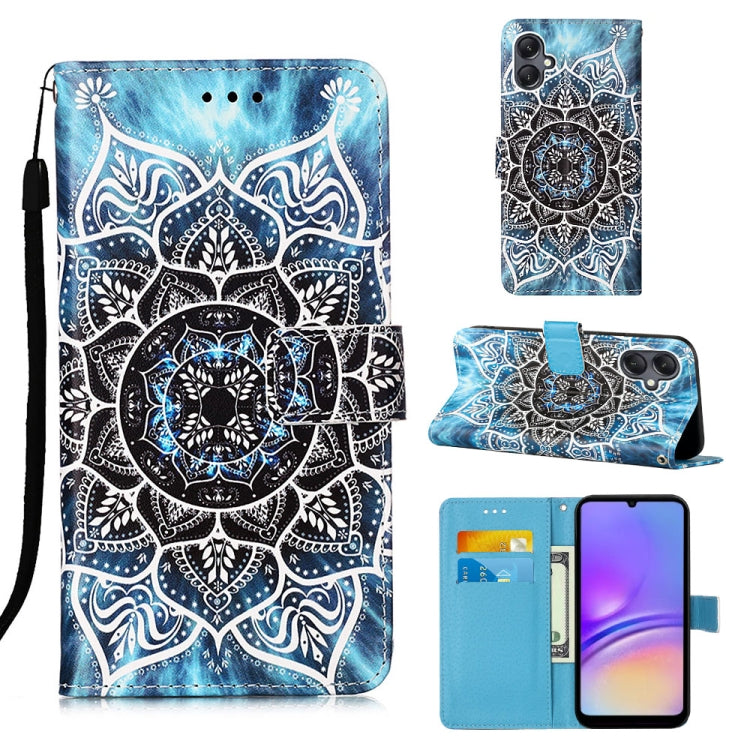 Custodia in pelle con motivo colorato per Samsung Galaxy A15
