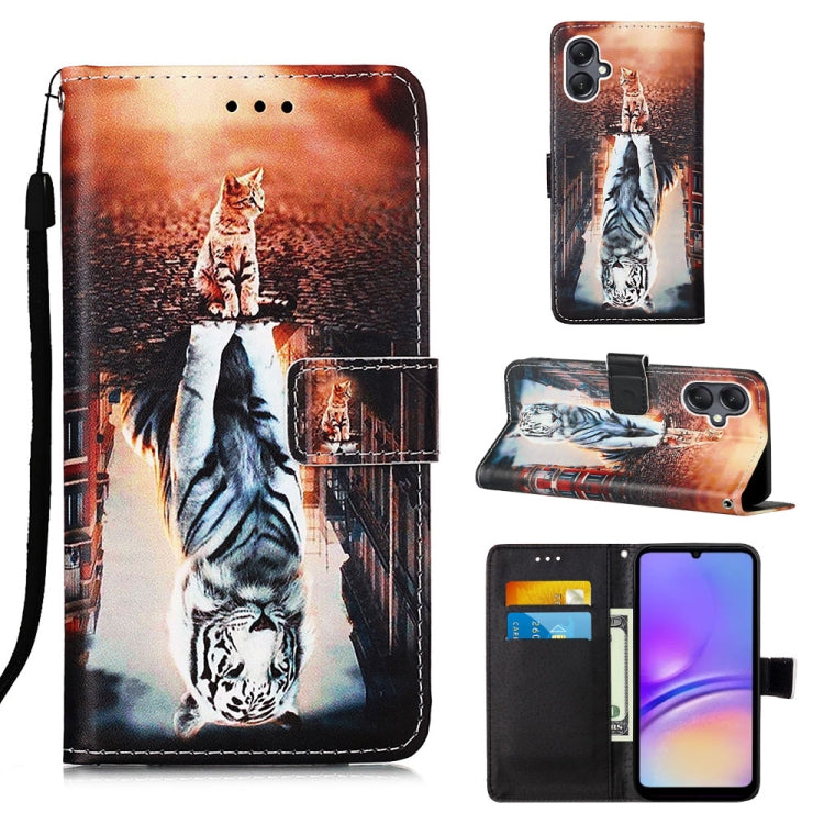 Custodia in pelle con motivo colorato per Samsung Galaxy A15
