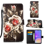 Custodia in pelle con motivo colorato per Samsung Galaxy A15