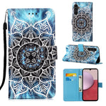 Custodia in pelle con motivo colorato per Samsung Galaxy A15