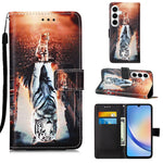 Custodia portafoglio in pelle per Samsung Galaxy A35 5G