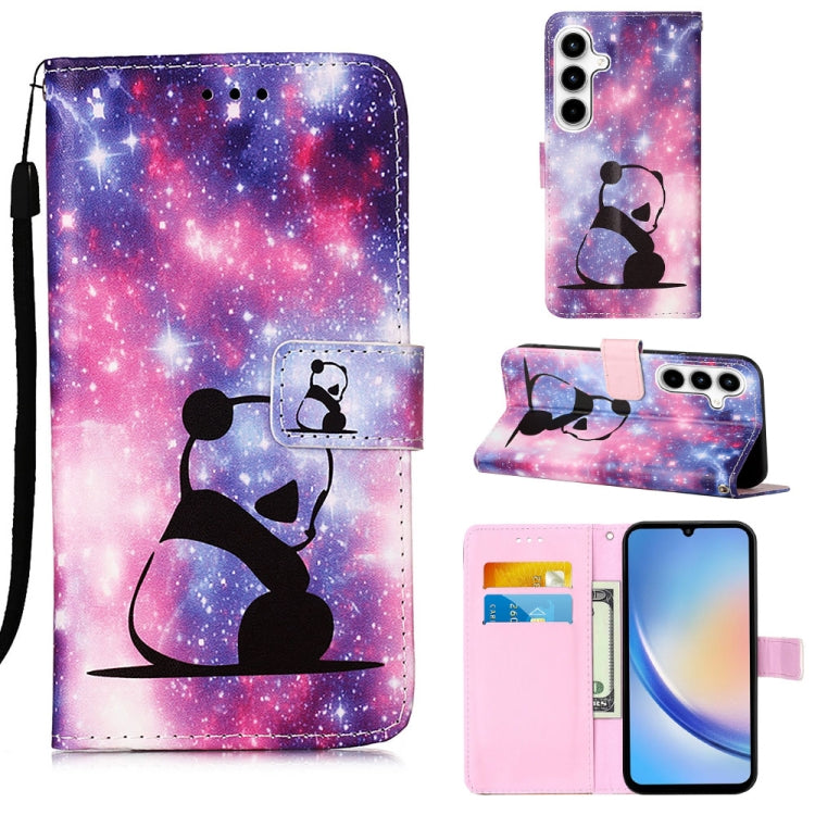 Custodia portafoglio in pelle per Samsung Galaxy A35 5G