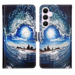 Custodia portafoglio in pelle per Samsung Galaxy A35 5G