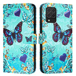 Custodia in pelle con motivo colorato per Samsung Galaxy