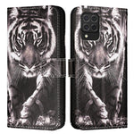 Custodia in pelle con motivo colorato per Samsung Galaxy