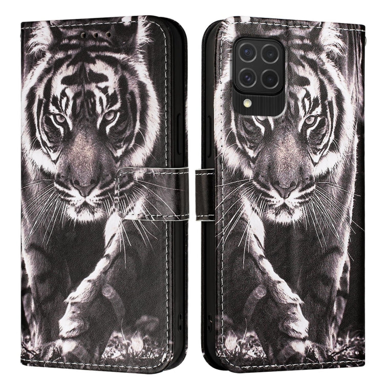 Custodia in pelle con motivo colorato per Samsung Galaxy