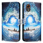 Custodia portafoglio in pelle per Samsung Galaxy A35 5G