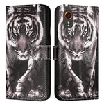 Custodia portafoglio in pelle per Samsung Galaxy A35 5G