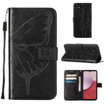 Custodia per telefono in pelle con farfalla goffrata, For Samsung Galaxy A05s, For Samsung Galaxy A25 5G, For Samsung Galaxy S23 FE 5G