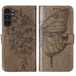 Custodia per telefono in pelle con farfalla goffrata, For Samsung Galaxy A05s, For Samsung Galaxy A25 5G, For Samsung Galaxy S23 FE 5G