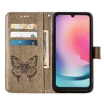 Custodia per telefono in pelle con farfalla goffrata, For Samsung Galaxy A05s, For Samsung Galaxy A25 5G, For Samsung Galaxy S23 FE 5G