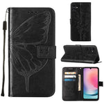 Custodia per telefono in pelle con farfalla goffrata, For Samsung Galaxy A05s, For Samsung Galaxy A25 5G, For Samsung Galaxy S23 FE 5G