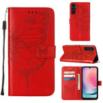 Custodia per telefono in pelle con farfalla goffrata, For Samsung Galaxy A05s, For Samsung Galaxy A25 5G, For Samsung Galaxy S23 FE 5G