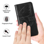 Custodia per telefono in pelle con farfalla goffrata, For Samsung Galaxy A24 4G