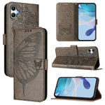 Custodia per telefono in pelle con farfalla goffrata, For Samsung Galaxy A06 4G / 5G, For Samsung Galaxy A15, For Samsung Galaxy A05