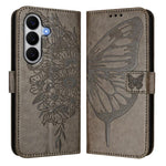 Custodia per telefono in pelle con farfalla goffrata, For Samsung Galaxy A27 5G, For Samsung Galaxy A07 4G, For Samsung Galaxy A17 5G