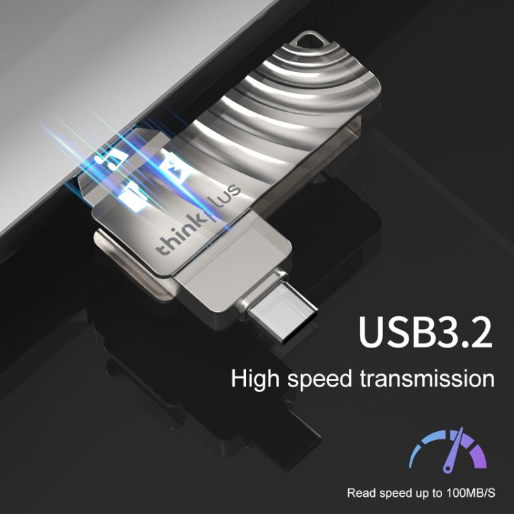 Lenovo Thinkplus MU232 USB 3.2 + USB-C / Type-C Unità flash a doppia testa, 32GB, 64GB, 128GB, 256GB