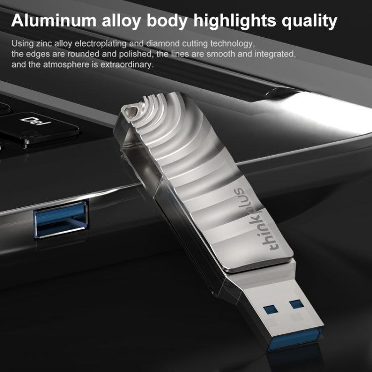 Lenovo Thinkplus MU232 USB 3.2 + USB-C / Type-C Unità flash a doppia testa, 32GB, 64GB, 128GB, 256GB