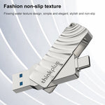 Lenovo Thinkplus MU232 USB 3.2 + USB-C / Type-C Unità flash a doppia testa, 32GB, 64GB, 128GB, 256GB