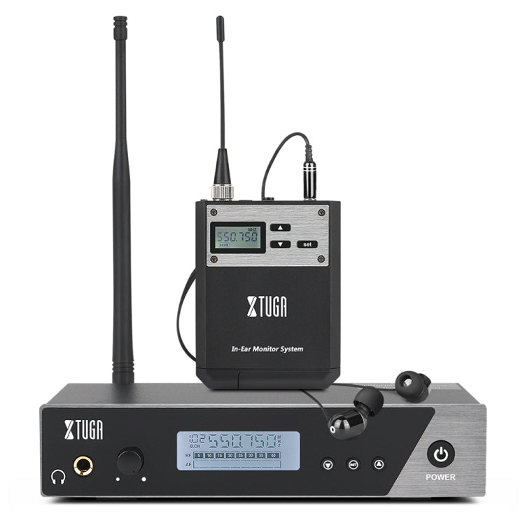 XTUGA IEM1100 Sistema di monitoraggio auricolare wireless professionale, 1 BodyPacks, 2 BodyPacks, 4 BodyPacks, 5 BodyPacks