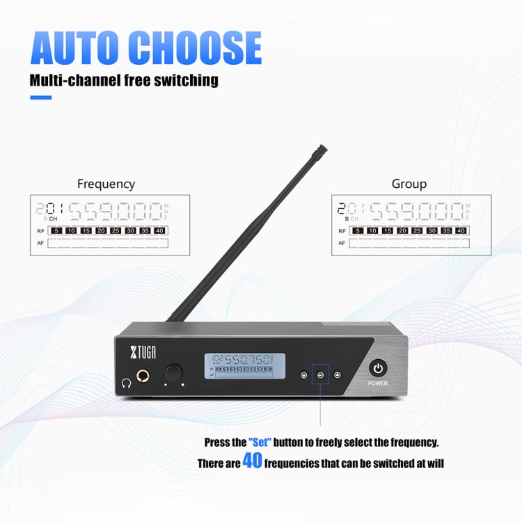 XTUGA IEM1100 sistema monitoraggio auricolare wireless
