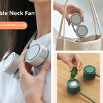 Ventilatore portatile silenzioso da collo con 3 velocità