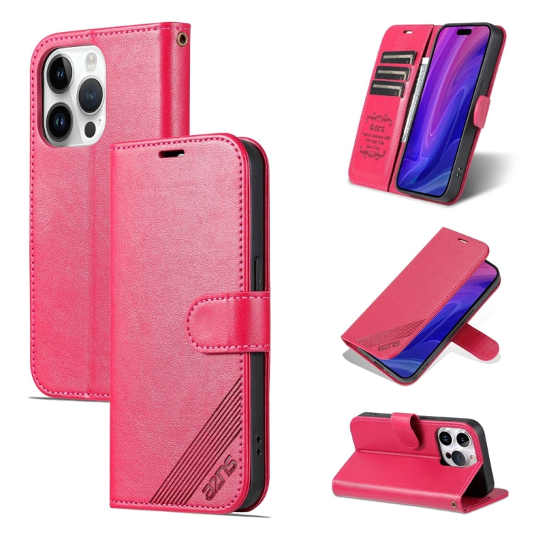 AZNS Custodia per cellulare in pelle di pecora con struttura in pelle di pecora, For iPhone 15 Pro, For iPhone 15 Plus, For iPhone 15