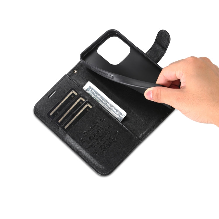 AZNS Custodia per cellulare in pelle di pecora con struttura in pelle di pecora, For iPhone 15 Pro, For iPhone 15 Plus, For iPhone 15