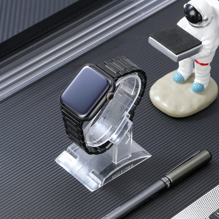 Cinturino in acciaio al titanio con fibbia di sicurezza, For Apple Watch Ultra 49mm, For Apple Watch SE 2023 44mm, For Apple Watch SE 2023 40mm, For Apple Watch Ultra 2 49mm, For Apple Watch SE 2022 40mm, For Apple Watch Series 9 45mm                  ...