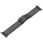 Cinturino in acciaio al titanio con fibbia di sicurezza, For Apple Watch Series 5 44mm, For Apple Watch Series 5 40mm, For Apple Watch Series 4 44mm, For Apple Watch Series 4 40mm, For Apple Watch 42mm, For Apple Watch Series 3 38mm, For Apple Watch 38...