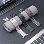 Cinturino in acciaio al titanio con fibbia di sicurezza, For Apple Watch Series 2 42mm, For Apple Watch Series 2 38mm