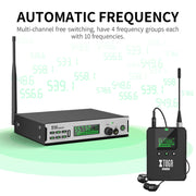XTUGA SEM100 Sistema monitoraggio auricolare wireless 1 o 2 BodyP