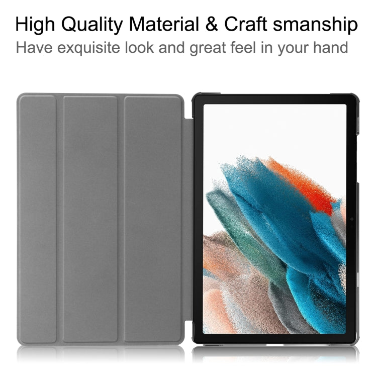 Custodia tablet in pelle con supporto a 3 pieghe per Galaxy Tab A