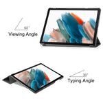 Custodia tablet in pelle con supporto a 3 pieghe per Galaxy Tab A