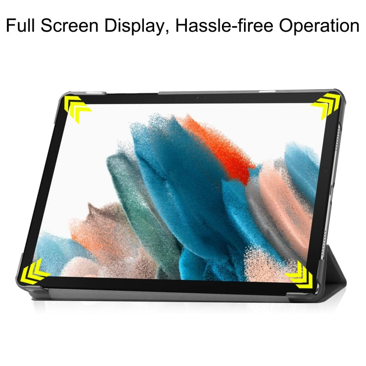 Custodia tablet in pelle con supporto a 3 pieghe per Galaxy Tab A