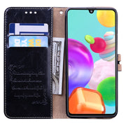 Custodia in pelle a vibrazione orizzontale con struttura in cera d'olio stile business con supporto, slot per schede e portafoglio, For Samsung Galaxy A41, For Xiaomi Redmi Note 9