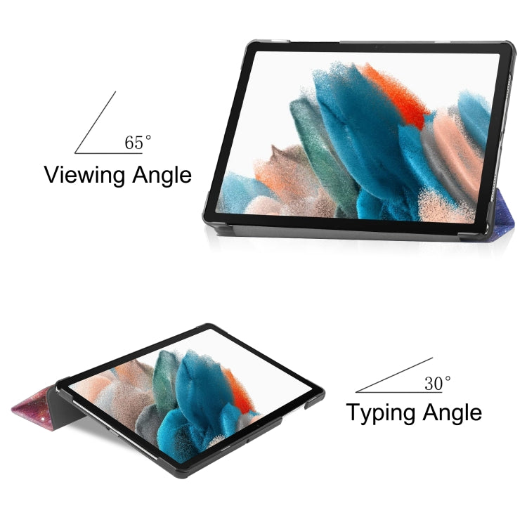 Custodia tablet in pelle con supporto a 3 pieghe per Galaxy Tab A
