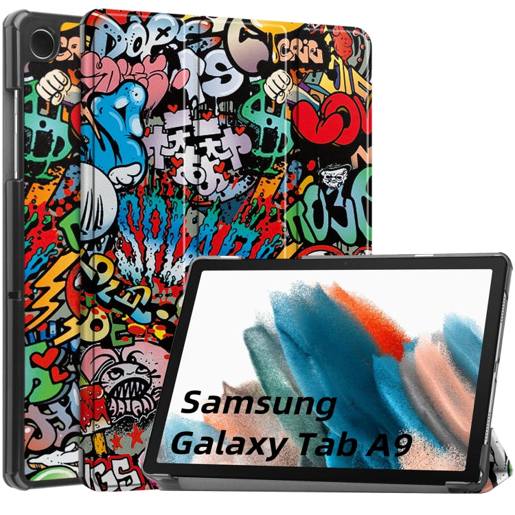 Custodia tablet in pelle con supporto a 3 pieghe per Galaxy Tab A