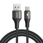 JOYRO0M SA25-AC3 3A Cavo dati di ricarica rapida da USB a USB-C/Type-C, 1.2m, 2m, 3m