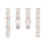 Cinturino sportivo in silicone a pois arcobaleno, For Samsung Galaxy Watch 6 / 6 Classic