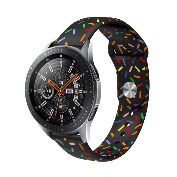 Cinturino sportivo in silicone a pois arcobaleno, For Samsung Galaxy Watch 6 / 6 Classic