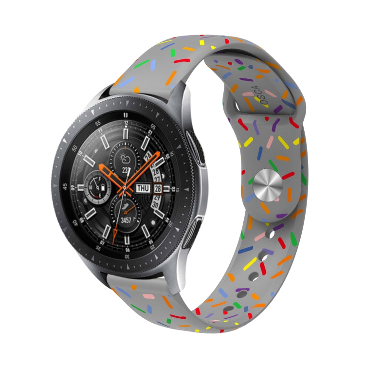 Cinturino sportivo in silicone a pois arcobaleno, For Samsung Galaxy Watch 6 / 6 Classic