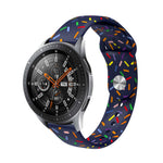Cinturino sportivo in silicone a pois arcobaleno, For Samsung Galaxy Watch 6 / 6 Classic