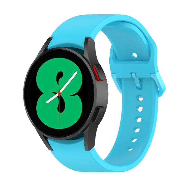 Per Samsung Galaxy Watch 6/6 cinturino classico in silicone con fibbia tinta unita, L Size