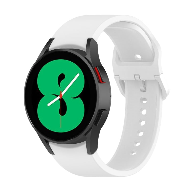 Per Samsung Galaxy Watch 6/6 cinturino classico in silicone con fibbia tinta unita, L Size
