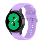 Per Samsung Galaxy Watch 6/6 cinturino classico in silicone con fibbia tinta unita, L Size