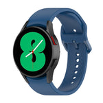Per Samsung Galaxy Watch 6/6 cinturino classico in silicone con fibbia tinta unita, L Size